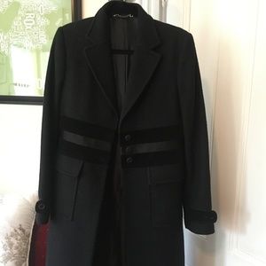 Gucci wool and velvet coat